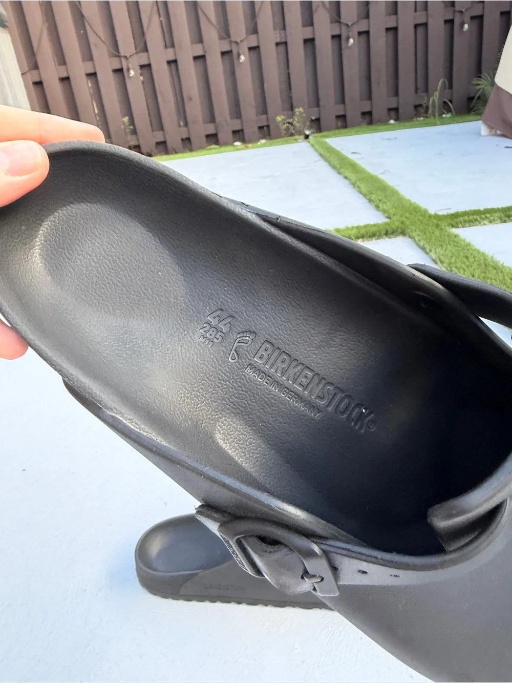 Birkenstock Black Slip-On Clog Sandals with Buckle
